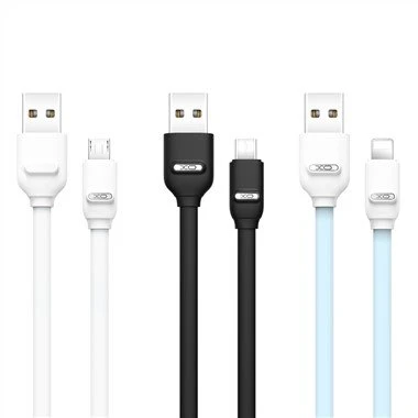 Kabel USB TPE z miedzianym rdzeniem 2,4 A do Micro Type C i iPhone'a